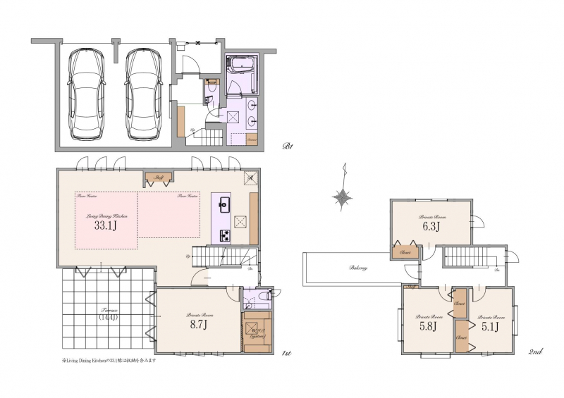 建物参考プラン価格 7,000万円(税込)