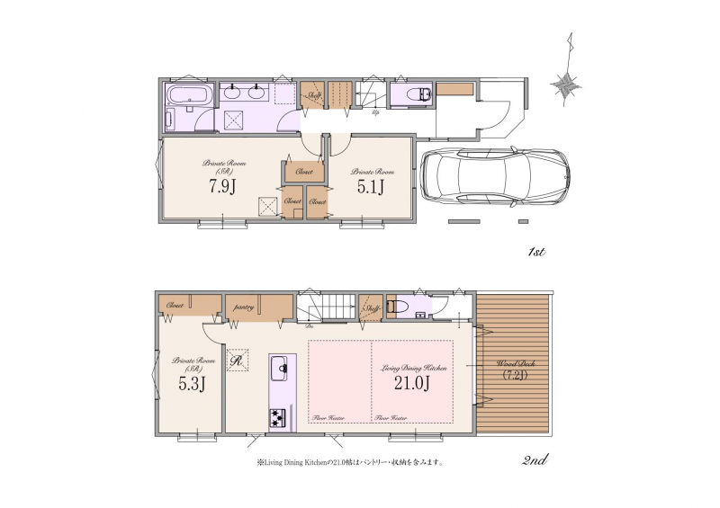 D区画:建物参考プラン価格 3,200万円(税込)